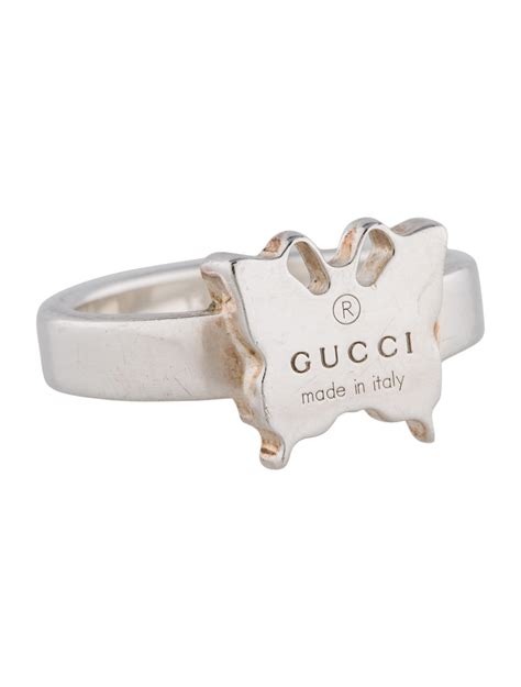 gucci watches o-ring|gucci sterling silver butterfly ring.